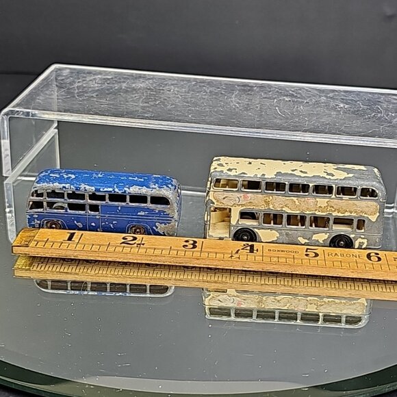 Lesney Budgie Diecast Buses And Vans 4pcs Total Vintage Collectibles England - Picture 13 of 13